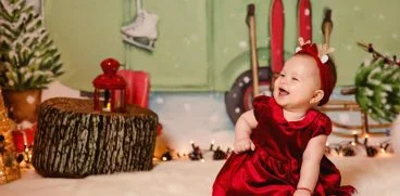 Sedinta foto cu tematica de Craciun – cadoul pe care-l pastrezi o viata! Cum s-a comportat Clara ca model | Demamici.ro