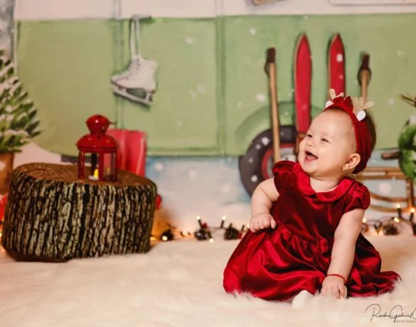 Sedinta foto cu tematica de Craciun – cadoul pe care-l pastrezi o viata! Cum s-a comportat Clara ca model | Demamici.ro