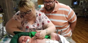 Bebelus de aproape 7 kg, nascut intr-un spital din SUA! Cum arata baietelul | Demamici.ro