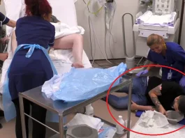 A vrut sa asiste la nasterea naturala a sotiei, dar a lesinat! Momentul a fost filmat VIDEO | Demamici.ro