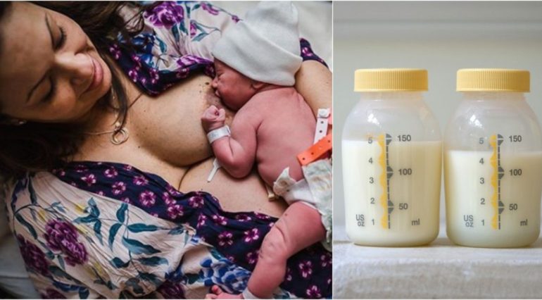 Utilizari surprinzatoare ale laptelui matern! Laptele matern, bun pentru acneea bebelusului si iritatia de scutec | Demamici.ro