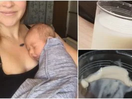 O mamica a pus laptele matern „la prins” peste noapte: „Cand cineva va spune ca laptele este apa chioara, aratati aceasta fotografie!” | Demamici.ro