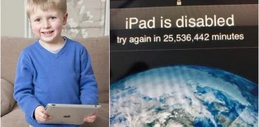 Un baietel de 3 ani a bagat gresit parola in mod repetat si i-a blocat iPad-ul tatalui pana in 2067 | Demamici.ro