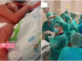 Credea ca este insarcinata cu cvintupleti, dar in ziua nasterii si mama si doctorii au avut parte de o surpriza. O astfel de sarcina apare o data la 5 miliarde| Demamici.ro