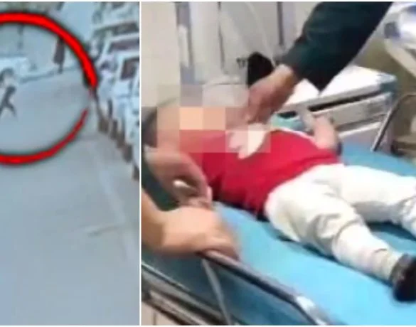 Un copil de 2 ani a cazut de la etajul 5, dar a fost prins de un barbat. Momentul VIDEO | Demamici.ro