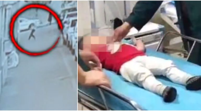 Un copil de 2 ani a cazut de la etajul 5, dar a fost prins de un barbat. Momentul VIDEO | Demamici.ro