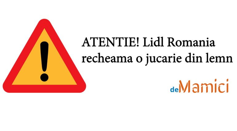 Lidl Romania recheama o jucarie din lemn care ar putea fi periculoasa pentru copii | Demamici.ro