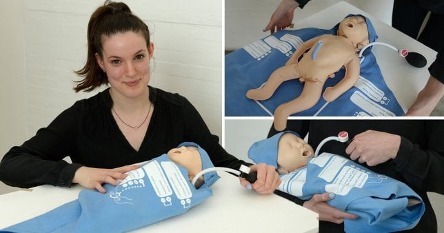 Un student a creat prosoape speciale pentru a ajuta la resuscitarea bebelusilor