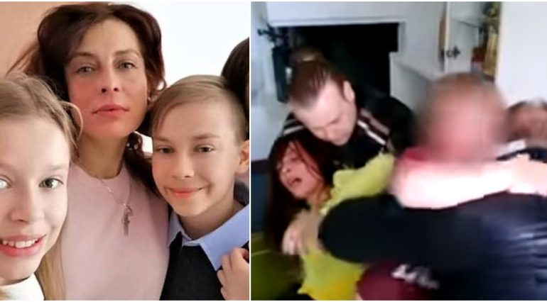 Copiii unei doctorite din Romania, luati pe sus de autoritatile filandeze! Femeia tipa, iar copiii plang dupa mama lor VIDEO | Demamici.ro