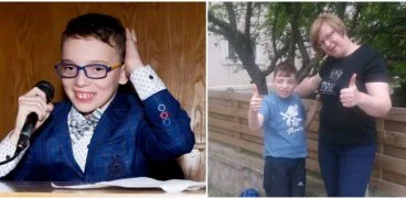 La 13 ani, Sebastian scrie carti pentru a-si plati operatiile. Baietelul sufera de tetrapareza spastica | Demamici.ro