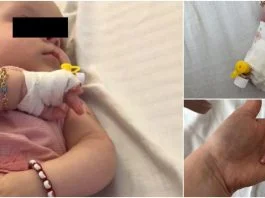 Fetita de 5 luni, plina de vanatai dupa ce i s-a luat sange. Mama, disperata: „Voua vi se pare normal?” | Demamici.ro