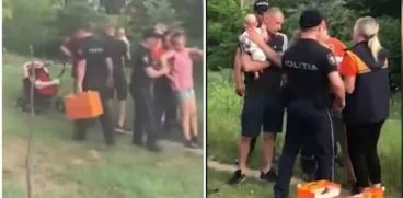 Bebelus de cateva luni, gasit in mijlocul drumului plangand VIDEO | Demamici.ro