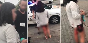 Fata de 14 ani, plina de sange, pe strazile din Galati. Politistii nu au coborat din masina sa o ajute VIDEO | Demamici.ro