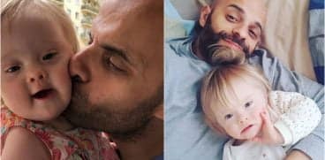O fetita cu sindromul Down a fost adoptata de un tata singur dupa ce 20 de familii au respins-o | Demamici.ro