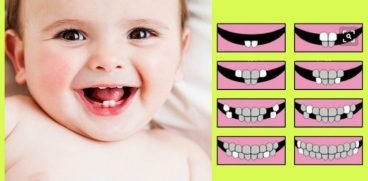 Ordinea in care ies dintii „de lapte” ai bebelusului | Demamici.ro