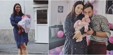 Primele fotografii cu Maysa, fetita Deei si a lui Dinu Maxer | Demamici.ro