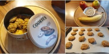 Biscuiti cu mar, banana si fulgi de ovaz – iubiti de copii, gata in 30 de minute | Demamici.ro