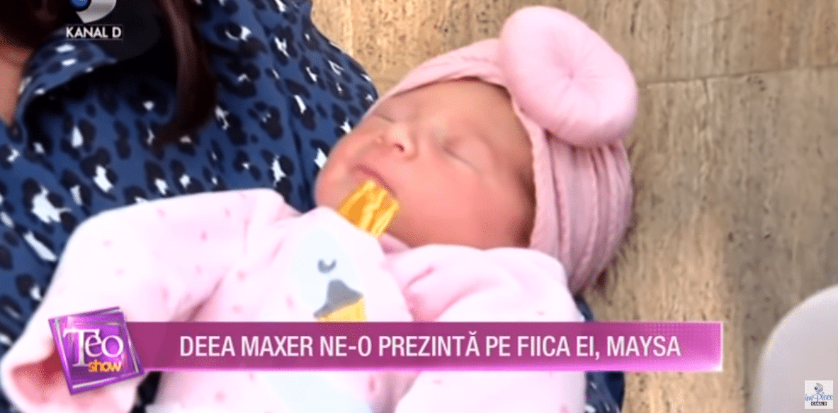 Primele fotografii cu Maysa, fetita Deei si a lui Dinu Maxer | Demamici.ro