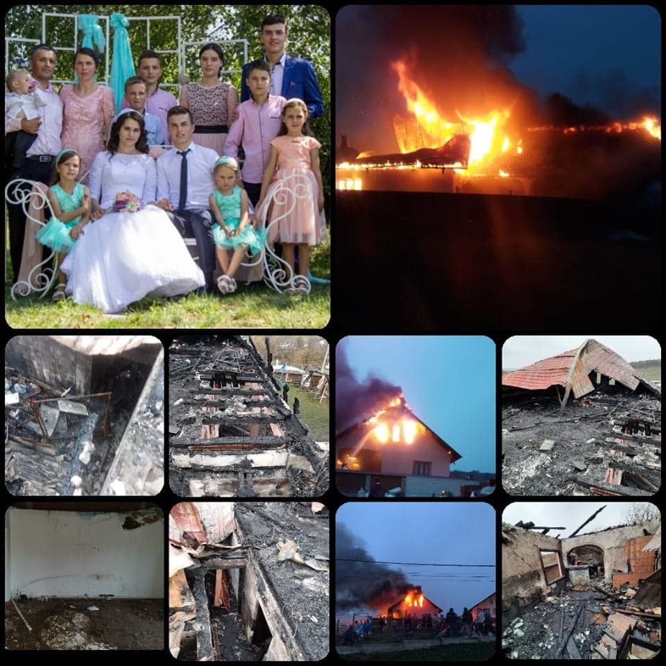 Zece copilasi au ramas fara casa in prag de iarna. Locuinta le-a ars intr-un incendiu. Cum ii poti ajuta | Demamici.ro