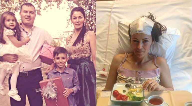 O mama diagnosticata cu cancer a adus pe lume doi copii, dar acum lupta pentru viata ei