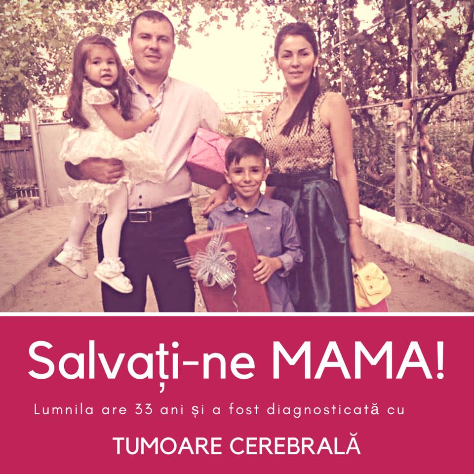 O mama diagnosticata cu cancer a adus pe lume doi copii, dar acum lupta pentru viata ei