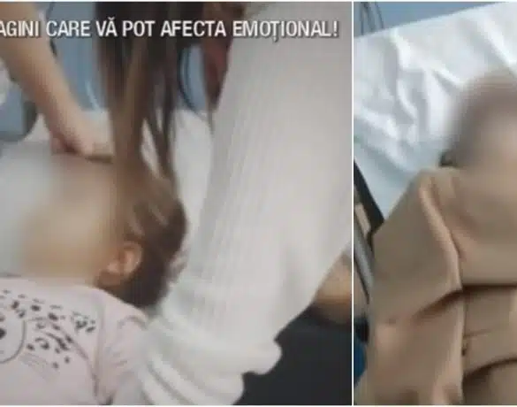 Fetita chinuita de febra, trimisa acasa de medici! Micuta s-a prabusit la 2 minute dupa iesirea din spital VIDEO | Demamici.ro
