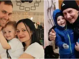 Bunicul si baietelul de 3 ani care au murit dupa ce au cazut in gol de pe scara blocului, condusi pe ultimul drum | Demamici.ro