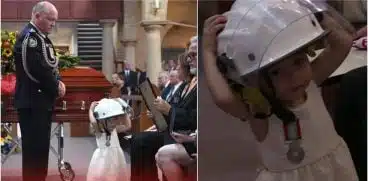 Fetita de 2 ani isi ia ramas bun de la tata. Pompierul a murit in incendiile din Australia VIDEO | Demamici.ro