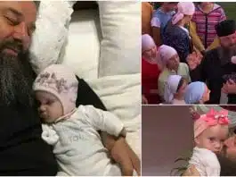 Parintele Mihail, tata a peste 400 de copii, a infiat o fetita fara maini: „Acest copil e cerul pentru mine!” | Demamici.ro