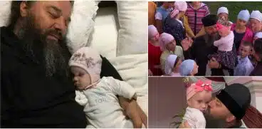 Parintele Mihail, tata a peste 400 de copii, a infiat o fetita fara maini: „Acest copil e cerul pentru mine!” | Demamici.ro