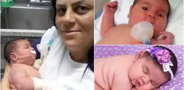 A adus pe lume o fetita de 5,72 kg: „Credeam ca am gemeni!” | Demamici.ro