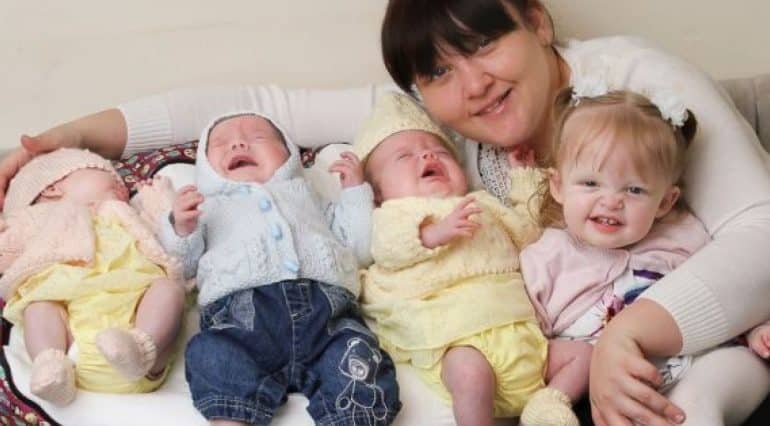 A nascut 4 bebelusi in 11 luni si nu sunt cvadrupleti | Demamici.ro