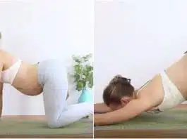 Exercitii pentru relaxare si indreptarea posturii in sarcina VIDEO | Demamici.ro