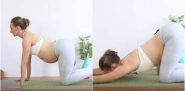 Exercitii pentru relaxare si indreptarea posturii in sarcina VIDEO | Demamici.ro