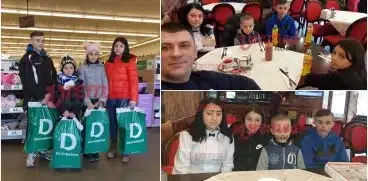 Un vasluian a facut fericiti 4 copii necajiti, de ziua lui de nastere. Le-a cumparat haine si i-a dus la film | Demamici.ro