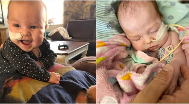 O fetita de 4 luni a invins cancerul, dupa a lupta dura cu boala. Momentul emotionant in care mama le multumeste doctorilor VIDEO | Demamici.ro