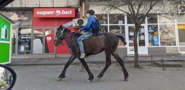 Povestea lui Sergiu, tanarul care a mers la maternitate pe cal sa-si vada sotia si copilul nou-nascut VIDEO | Demamici.ro