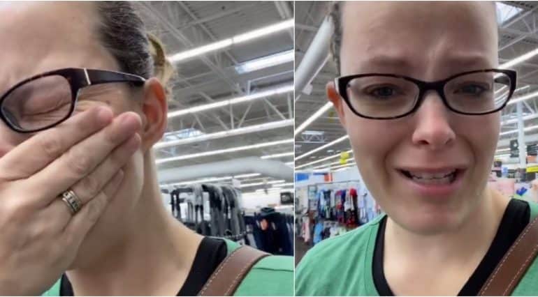 O mama a inceput sa planga in supermarket pentru ca nu mai gasea scutece pentru copiii ei VIDEO | Demamici.ro