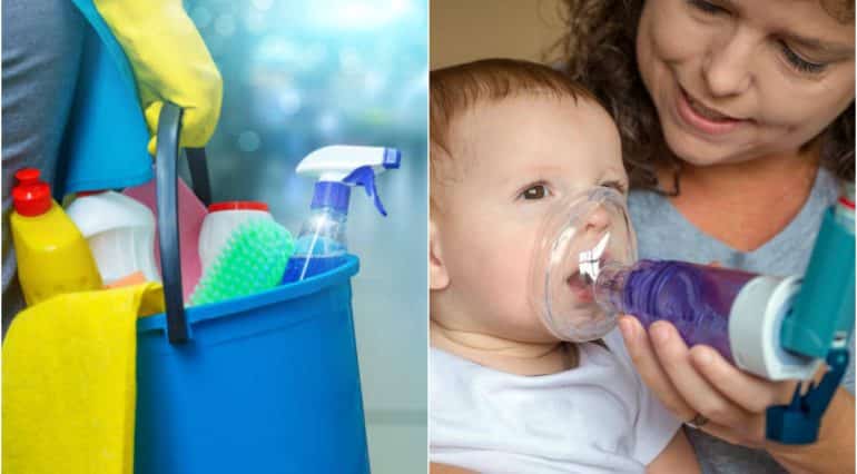 Astmul bronsic la copii, cauzat de parfumul din detergenti