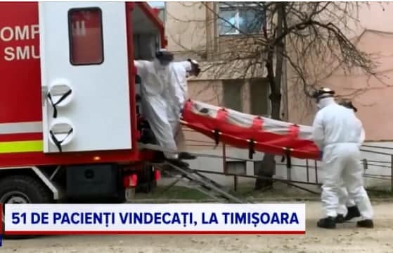 Spitalul din Timisoara: 51 de vindecati din 54 de pacienti cu coronavirus