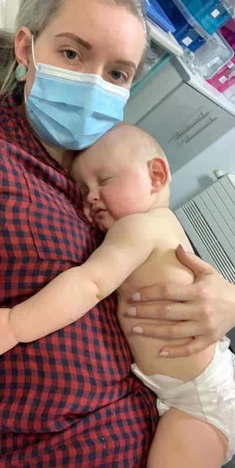 Mesajul unei mame, dupa ce bebelusul ei a fost testat pozitiv pentru COVID-19