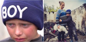 Tristețea băiețelului din Botoșani frânge inimi. El și mămica însărcinată au rămas pe drumuri după ce un incendiu le-a distrus casa VIDEO | Demamici.ro