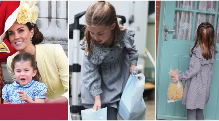 Prințesa Charlotte a împlinit 5 ani. Ducesa de Cambridge și-a pozat fetița în timp ce împărțea pachete bătrânilor din izolare | Demamici.ro