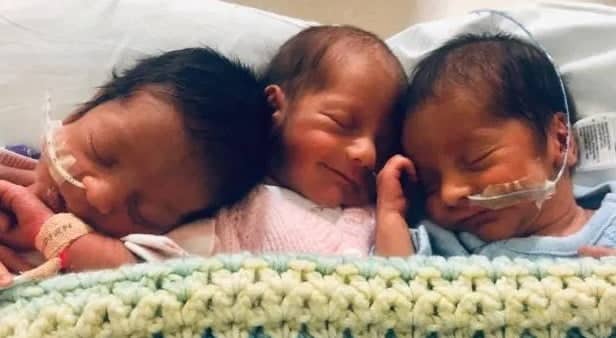 Tripleții născuți prematur în pandemie au supraviețuit. Erau atât de mici, încât nu puteau să respire singuri |Demamici.ro