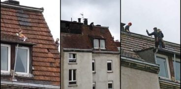 Momentul în care un băiețel e salvat de pe acoperișul unui bloc: „A avut mai mulți îngeri păzitori” | Demamici.ro