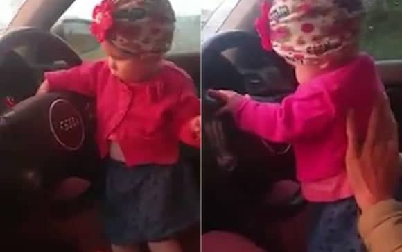 Un tătic din Cluj a condus cu fetița în brațe. Cu cât a fost amendat pentru gestul lui | Demamici.ro