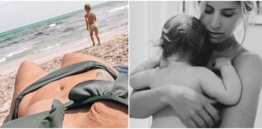 În costum de baie după ce-am devenit mamă: „Stateam pe plajă și mă uitam la trupul meu. Vedeam clar vergeturile de pe burtă, sânii goi și plini de semne… ” | Demamici.ro