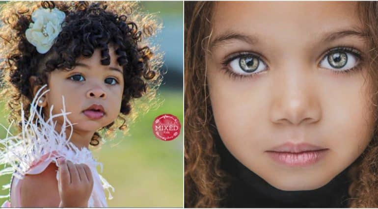 Copii frumoși cu origini din mai multe țări. Genetica e chiar magică!