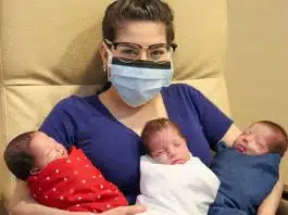 Mamă super-eroină. A învins COVID, apoi a născut prematur tripleți, însă nu și-a pierdut speranța | Demamici.ro