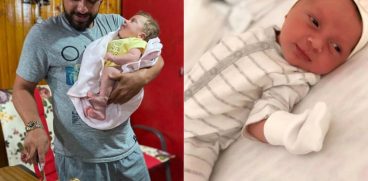 Augustin Viziru, tătic la 40 de ani. A tăiat prima felie de tort cu fetița lui în brațe | Demamici.ro